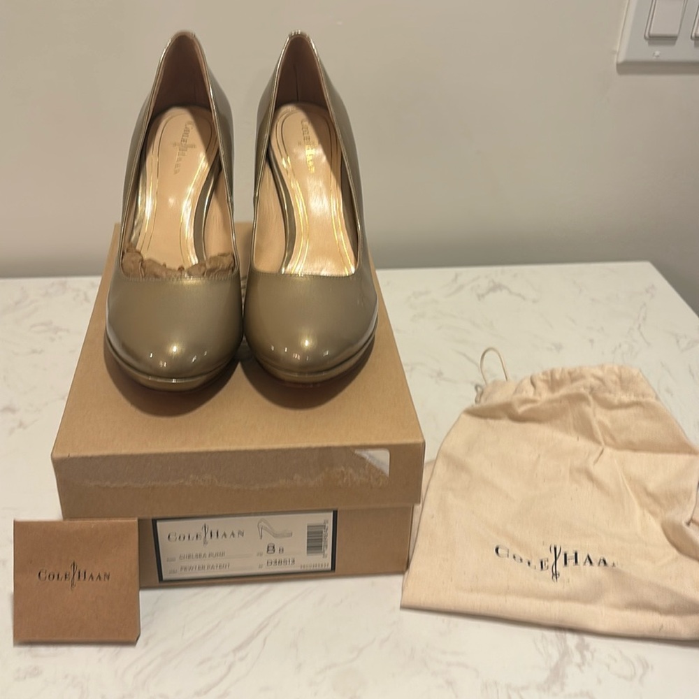 Cole Haan Air Chelsea High Pump Patent Leather